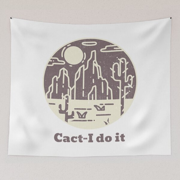 Item preview, Funny Cact-I Do It designed and sold by OraHaley.