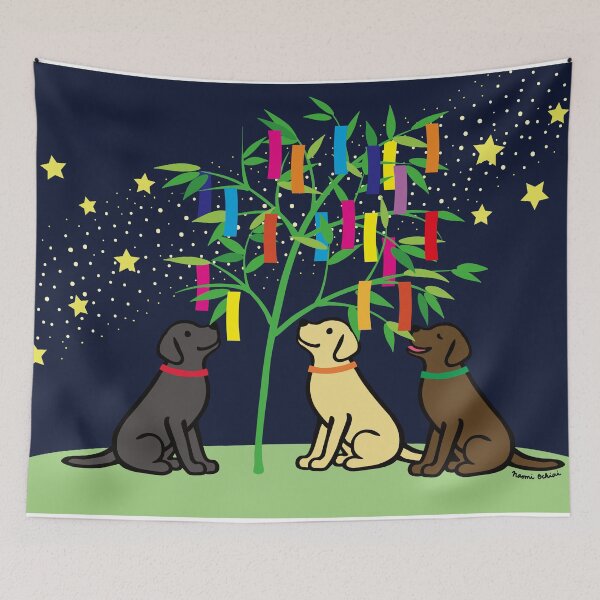 Item preview, Tanabata Labradors designed and sold by HappyLabradors.