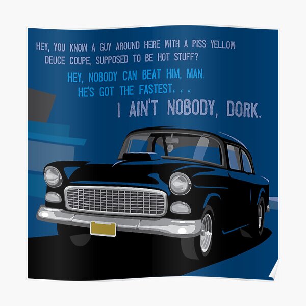 BOLANDERS 58 CHEVY IMPALA from AMERICAN GRAFFITI Fine Art Print
