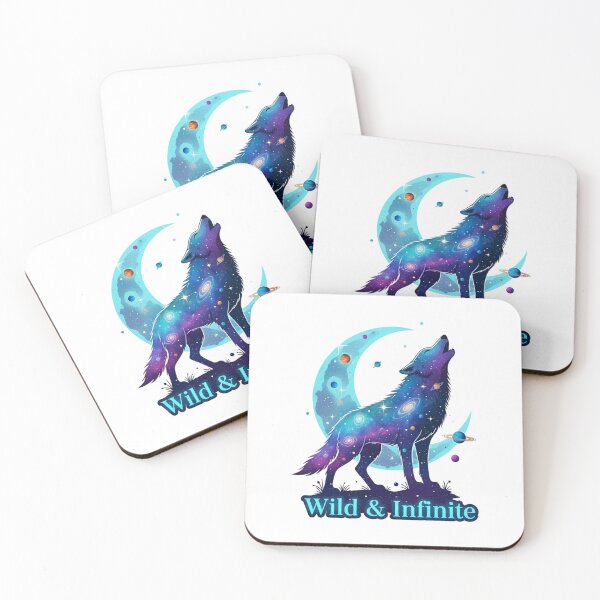 Item preview, Wild & Infinite – Cosmic Wolf Galaxy Design designed and sold by SaicoGN.