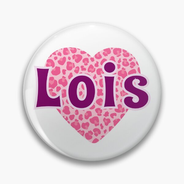 Item preview, Lois Name Pink Leopard Heart  designed and sold by Jeallan Designs.