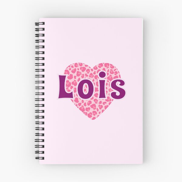 Item preview, Lois Name Pink Leopard Heart  designed and sold by Jeallan Designs.