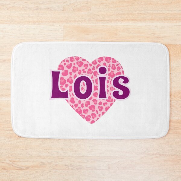 Item preview, Lois Name Pink Leopard Heart  designed and sold by Jeallan Designs.