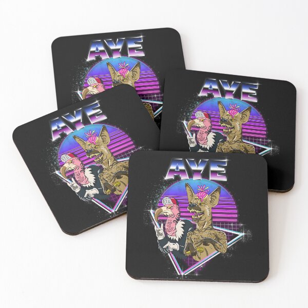 Item preview, Aye - Tatooed Hyena And Vulture Doing Some New Generation Trap Rap designed and sold by HAYLEECARL.
