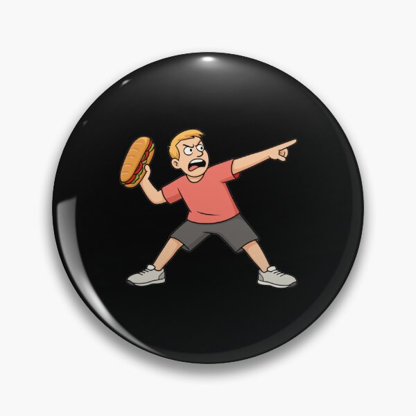 Item preview, DC Sandwich Guy (on Black) designed and sold by ModdiesColors.