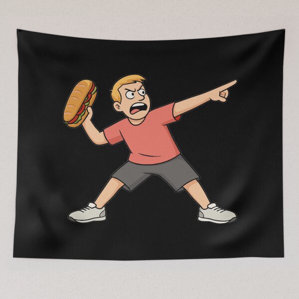 Item preview, DC Sandwich Guy (on Black) designed and sold by ModdiesColors.