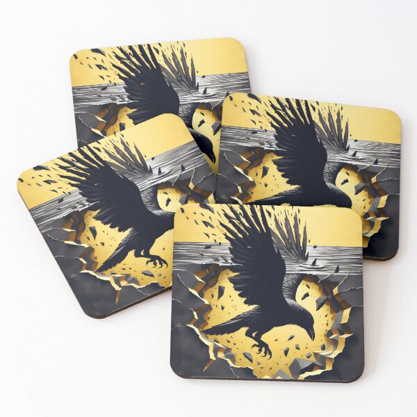 Item preview, Torn Paper Raven, Ai Generated Art  designed and sold by ACC .