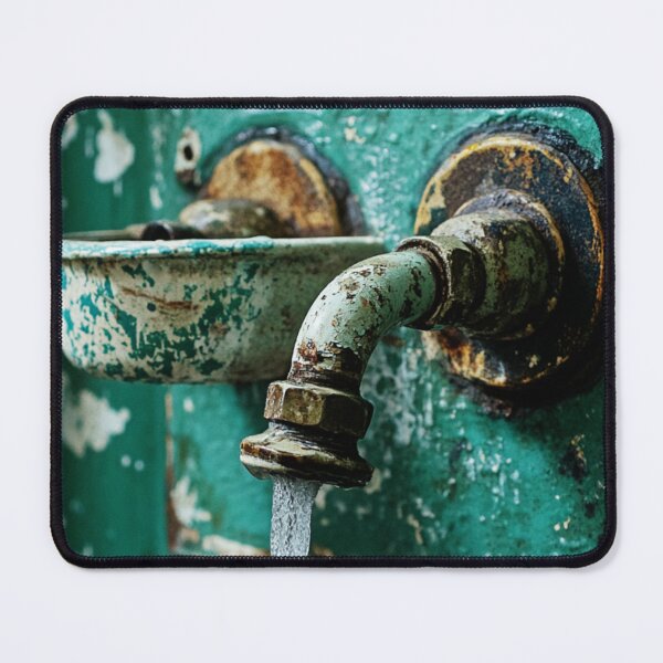 Item preview, Rustic Faucet with Running Water – Vintage Industrial Photography designed and sold by mliotard.