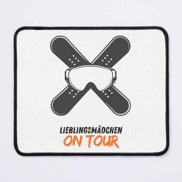 Item preview, Snowboard Design – On Tour | Cool winter sports & snowboarder motif designed and sold by Lieblingsmädchen.