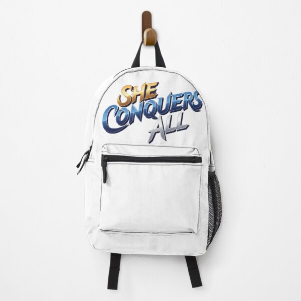 Item preview, She Conquers All – Inspirational Quote Design for Women Empowerment designed and sold by Rockz-Fashion.