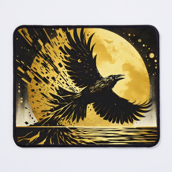Item preview, Torn Paper Raven, Ai Generated Art  designed and sold by ACC .