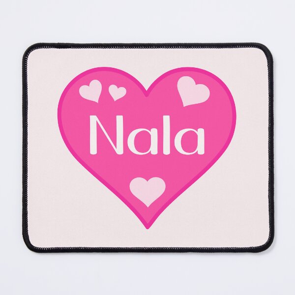 Item preview, Nala Name Pink Heart  designed and sold by Jeallan Designs.