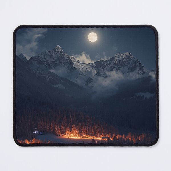 Item preview, Mountain Village designed and sold by RisingWolfStudio.