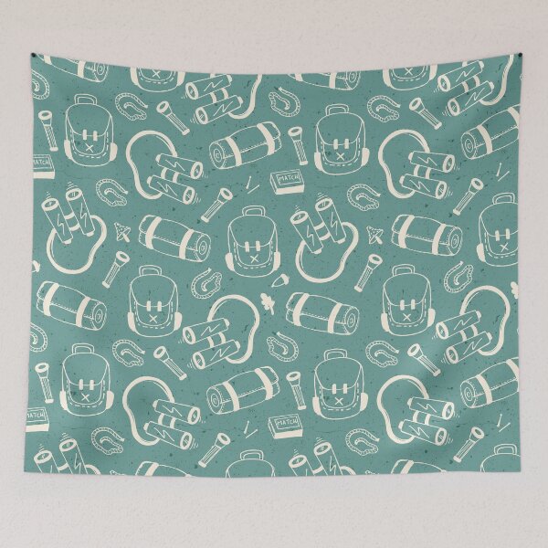 Item preview, Hiking Gears Hand Drawn Pattern designed and sold by Farissa Designs.