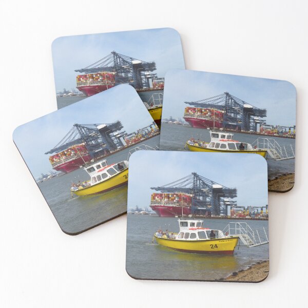 Item preview, Harbour Ferry & Pink Container Ship designed and sold by wiggyofipswich.