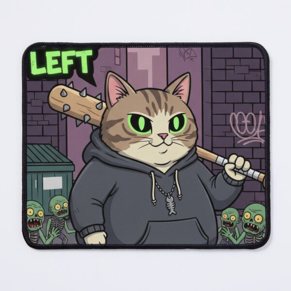 Item preview, Zombie Apocalypse Cat Horror Undead Kitty Halloween Design designed and sold by Neko-Doodle-co.