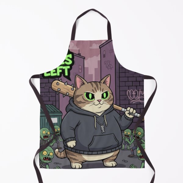 Item preview, Zombie Apocalypse Cat Horror Undead Kitty Halloween Design designed and sold by Neko-Doodle-co.