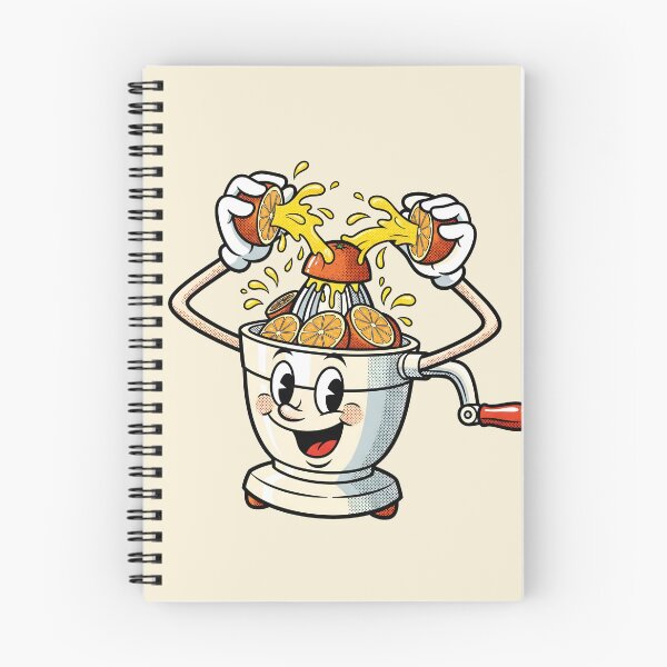 Item preview, Retro Citrus Juicer Cartoon – Funny Orange Squeezer Vintage Art designed and sold by Imaginationbeyond.