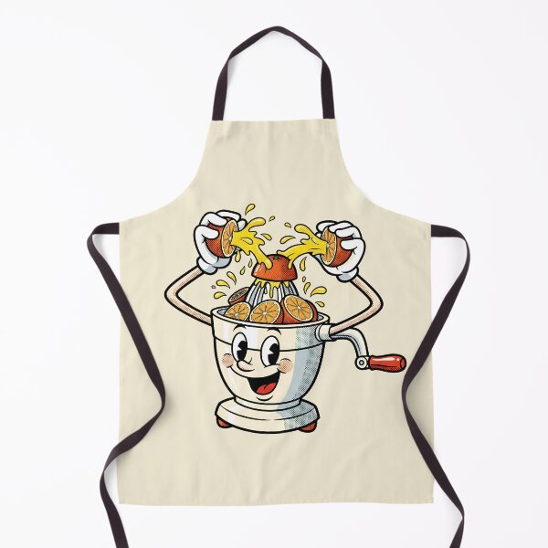 Item preview, Retro Citrus Juicer Cartoon – Funny Orange Squeezer Vintage Art designed and sold by Imaginationbeyond.