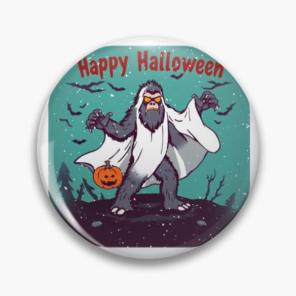 Artikelvorschau, Fröhliches Halloween, Yeti entworfen und verkauft von CoronazCreations.