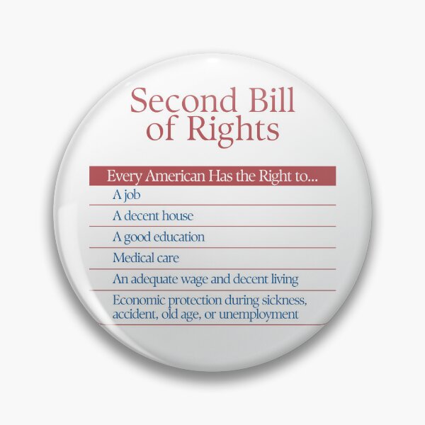 Item preview, FDR's Second Bill of Rights | Retro Style Design designed and sold by leftyshirts.