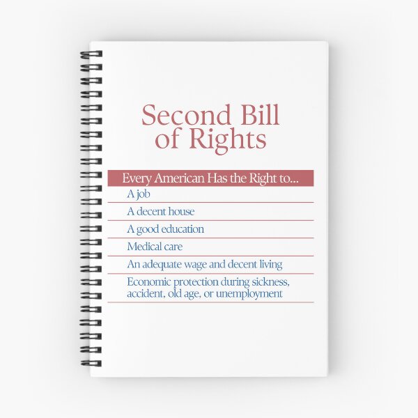Item preview, FDR's Second Bill of Rights | Retro Style Design designed and sold by leftyshirts.
