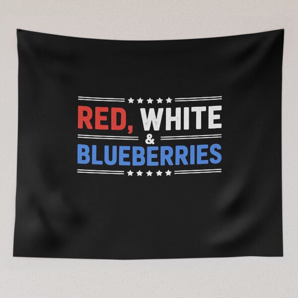 Item preview, Funny Red, White and Blueberries Patriot designed and sold by KarimSoCute.