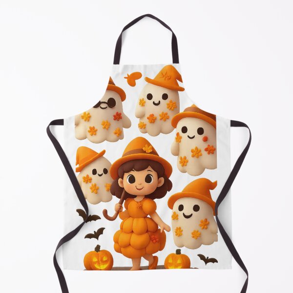 Item preview, Pumpkin Magic & Ghost FriendsMagie Citrouille & Fantômes Amis designed and sold by Drawingshirts.