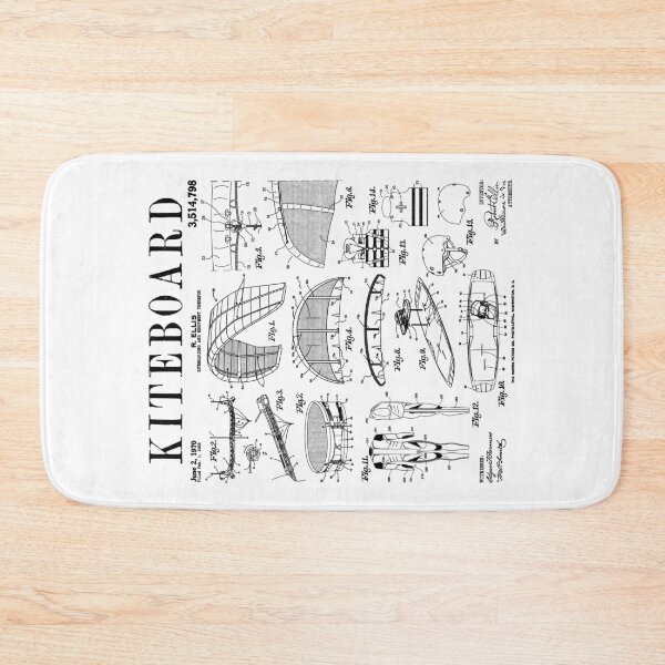 Item preview, Kiteboarding Kitesurfing Kiteboard Surfer Vintage Patent designed and sold by GrandeDuc.