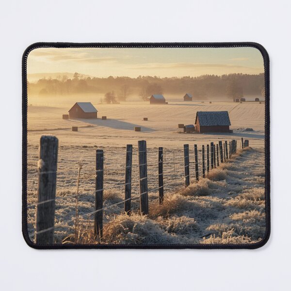 Item preview, Crisp Winter morning on the Farm designed and sold by RisingWolfStudio.