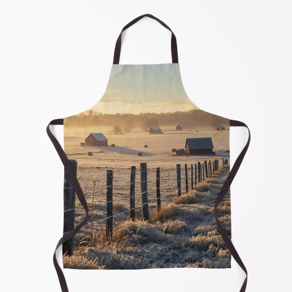 Item preview, Crisp Winter morning on the Farm designed and sold by RisingWolfStudio.
