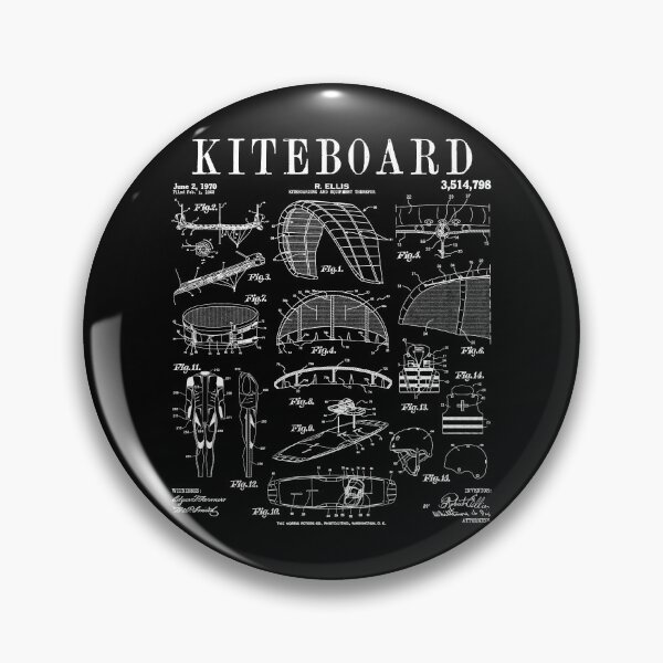 Item preview, Kiteboarding Kitesurfing Kiteboard Surfer Vintage Patent designed and sold by GrandeDuc.