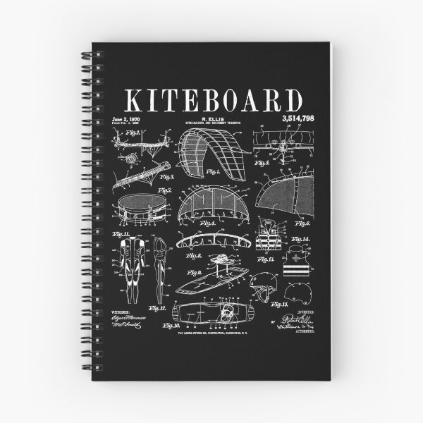 Item preview, Kiteboarding Kitesurfing Kiteboard Surfer Vintage Patent designed and sold by GrandeDuc.