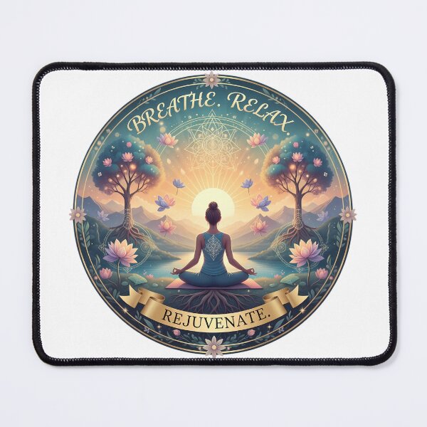 Item preview, Breathe, Relax, Rejuvenate Yoga designed and sold by TajSprinklz.