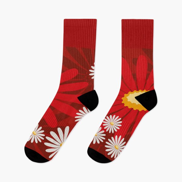 Item preview, The Red and White Daisy designed and sold by ZandraCalif.