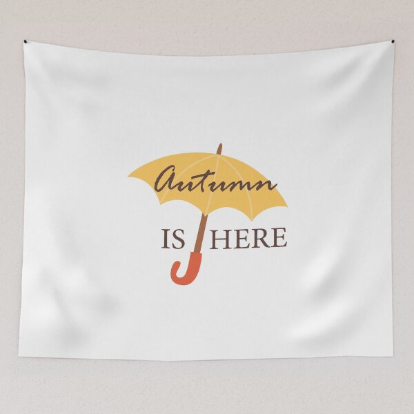Item preview, Autumn Is Here Umbrella Illustration designed and sold by artistcamellia.
