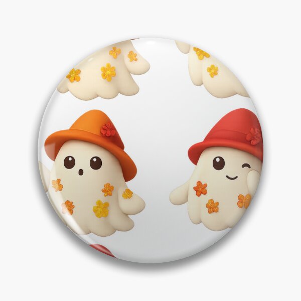 Item preview, Stylish Ghosts in BloomFantômes Stylés en Fleurs designed and sold by Drawingshirts.