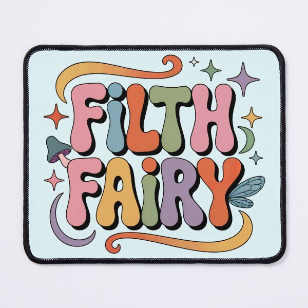 Item preview, Filth Fairy, Smut Reader Groovy Design, Smutville Booktok Gift, for Spicy Book Lovers, Funny Romance Reader designed and sold by ThirdShelfStudio.