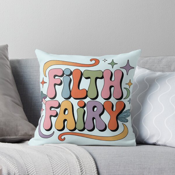 Item preview, Filth Fairy, Smut Reader Groovy Design, Smutville Booktok Gift, for Spicy Book Lovers, Funny Romance Reader  designed and sold by ThirdShelfStudio.