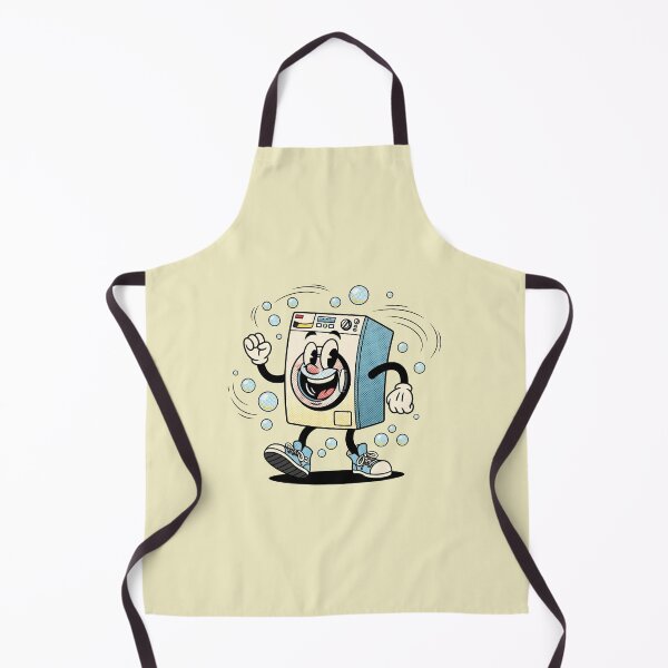 Item preview, Retro Washing Machine Cartoon – Cute Laundry Appliance Character designed and sold by Imaginationbeyond.
