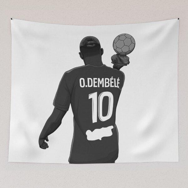 Item preview, Ousmane Dembélé Black and White Version designed and sold by Aldduardo.