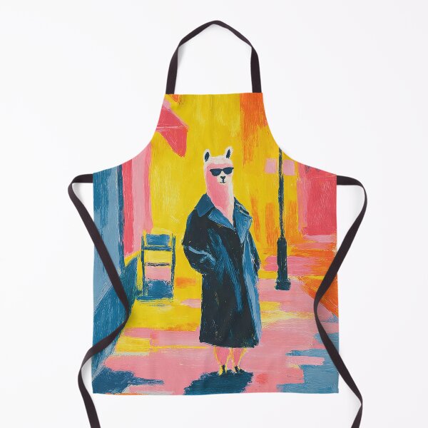 Item preview, Pink llama in surreal pop art design designed and sold by ArtHouseNiklas.
