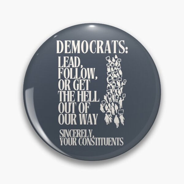Item preview, Democrats: Lead or get out of the way! designed and sold by leftyshirts.