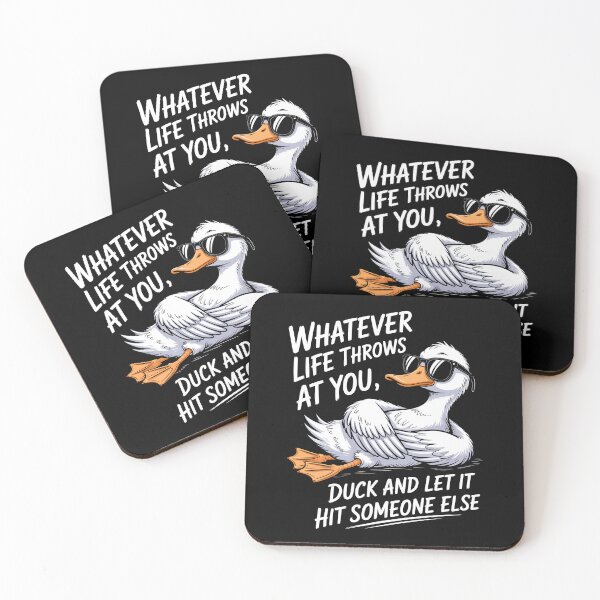 Item preview, Whatever Life Throws At You, Duck And Let it Hit Someone Else designed and sold by KarimSoCute.