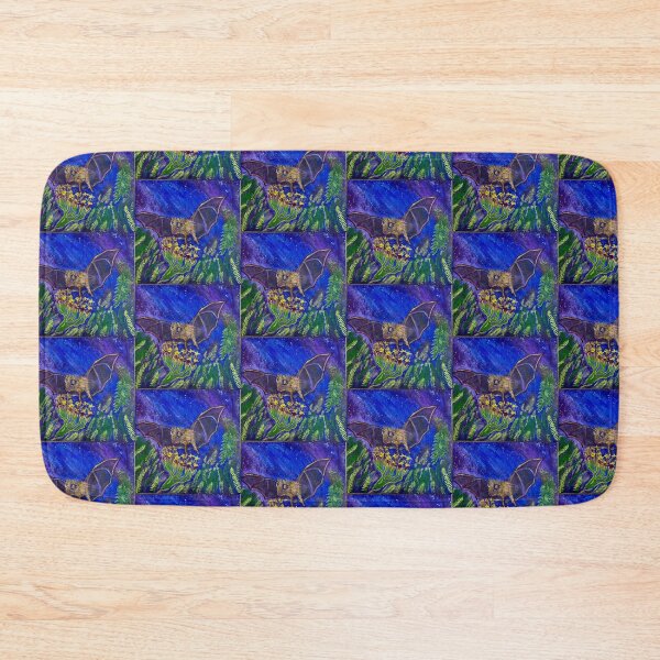 Item preview,  Hawaiian Hoary Bat – Endangered Night Flyer Among Ferns designed and sold by TrisaThyme.
