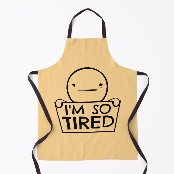 Item preview, I'm So Tired Exhausted Sleepy Man Holding Sign designed and sold by shirt-o-mat.