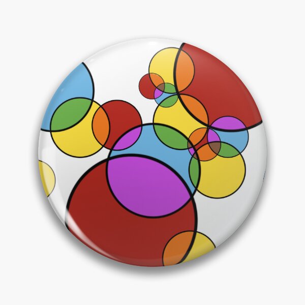 Item preview, overlapping primary coloured circles designed and sold by pinklillies47.