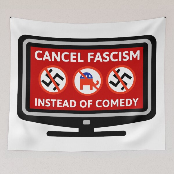 Item preview, Cancel fascism instead of comedy  designed and sold by Rachel the Artist .