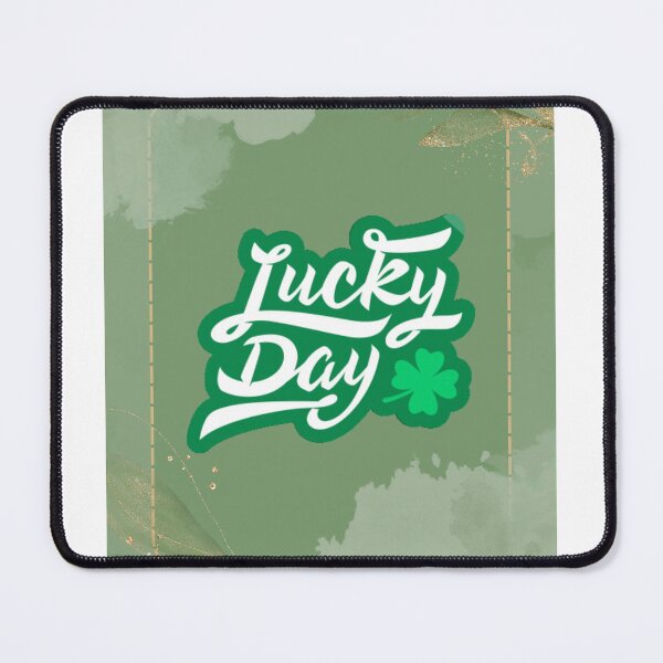 Item preview, GreenArt Lucky Day Artwork with Vibrant Green Background designed and sold by Jacsss2.