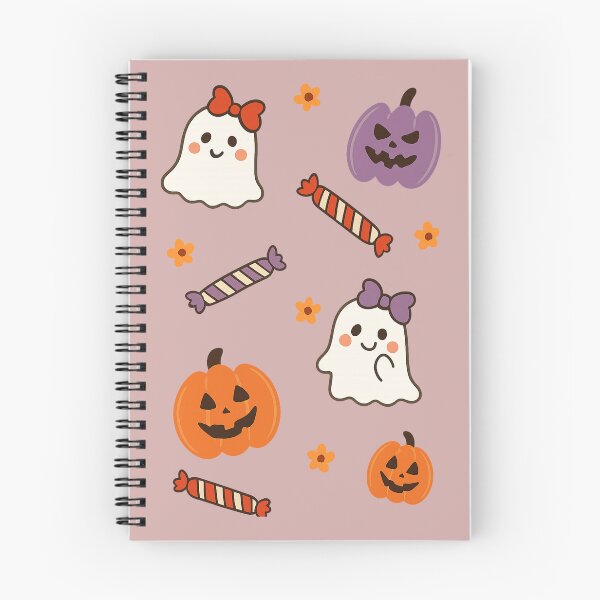 Item preview, Cute Ghosts & Spooky TreatsFantômes Mignons & Friandises Effrayantes   designed and sold by Drawingshirts.